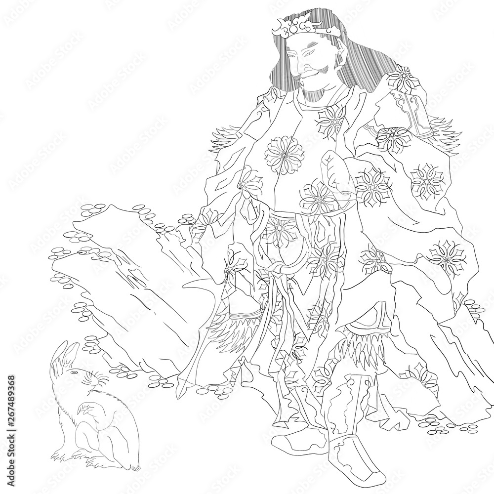 japanese colouring page japanese colouring page