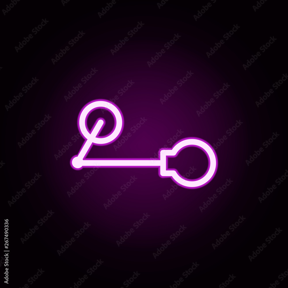 lamp neon icon. Elements of furnitures set. Simple icon for websites, web design, mobile app, info graphics lamp neon icon. Elements of furnitures set. Simple icon for websites, web design, mobile app, info graphics
