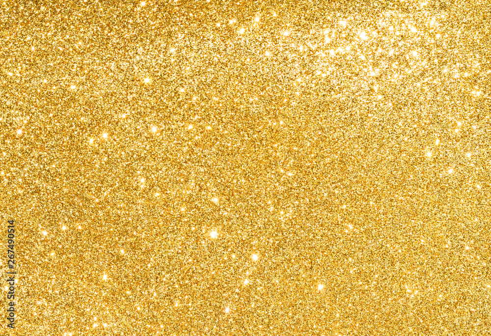 sparkles of golden glitter abstract background sparkles of golden glitter abstract background