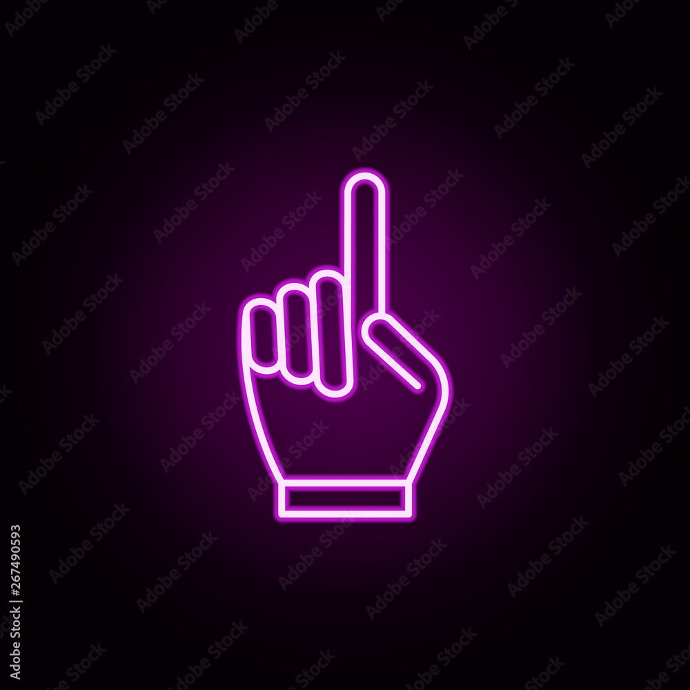 arm neon icon. Elements of hockey set. Simple icon for websites, web design, mobile app, info graphics arm neon icon. Elements of hockey set. Simple icon for websites, web design, mobile app, info graphics