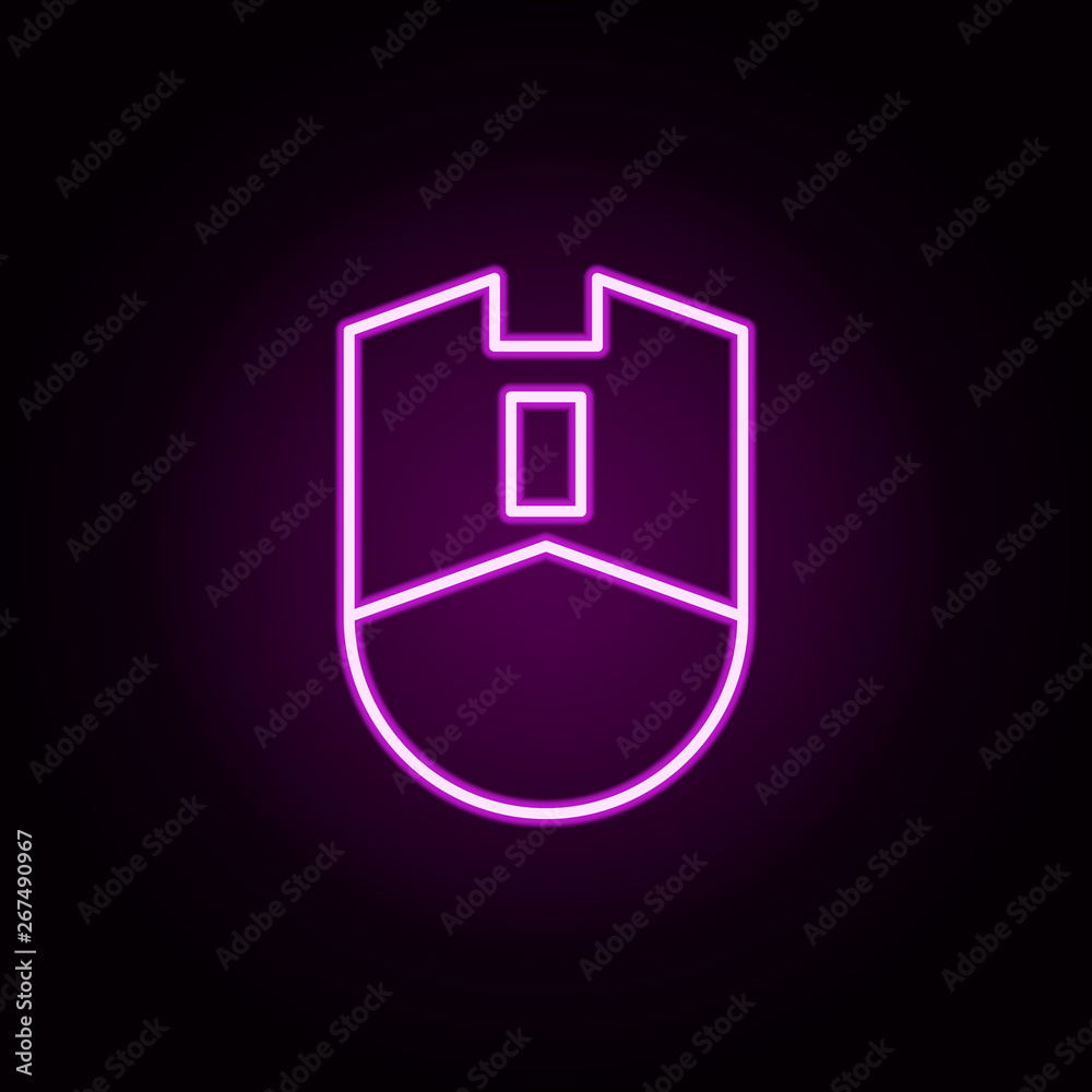 mouse neon icon. Elements of internet things set. Simple icon for websites, web design, mobile app, info graphics mouse neon icon. Elements of internet things set. Simple icon for websites, web design, mobile app, info graphics