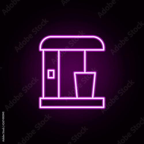 Mixer neon icon. Elements of internet things set. Simple icon for websites, web design, mobile app, info graphics