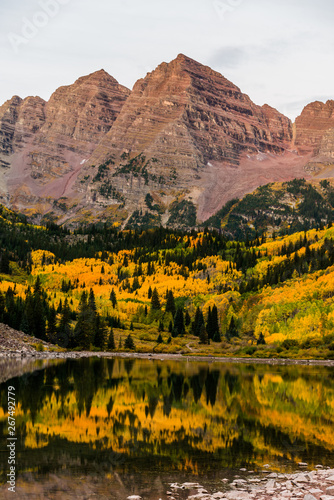 Maroon Bells Fall in the Morning