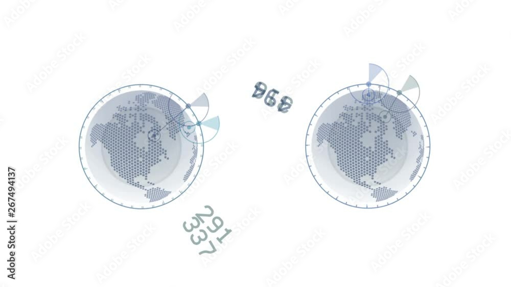 4k global GPS earth city map military Radar GPS screen display