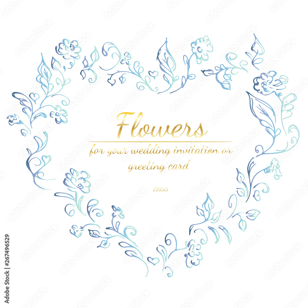 Wreath of roses or peonies flowers with violet, yellow and pink colors. Floral Frame design elements for your wedding invitation and greeting card. Hand drawn vector illustration. Line art. Sketch. Wreath of roses or peonies flowers with violet, yellow and pink colors. Floral Frame design elements for your wedding invitation and greeting card. Hand drawn vector illustration. Line art. Sketch.