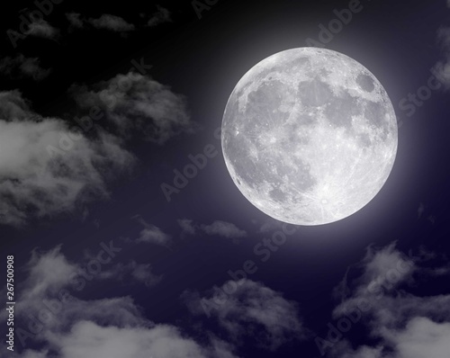 夜空の月 © muon-ash