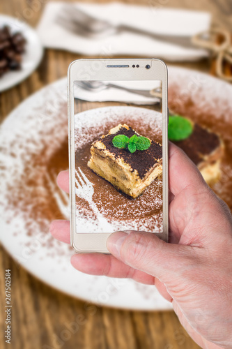 Italian dessert tiramisu