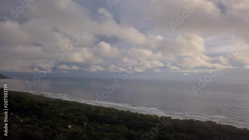 Wallpaper Mural Camera pan from a drone flying from a side of mountain. Torontodigital.ca