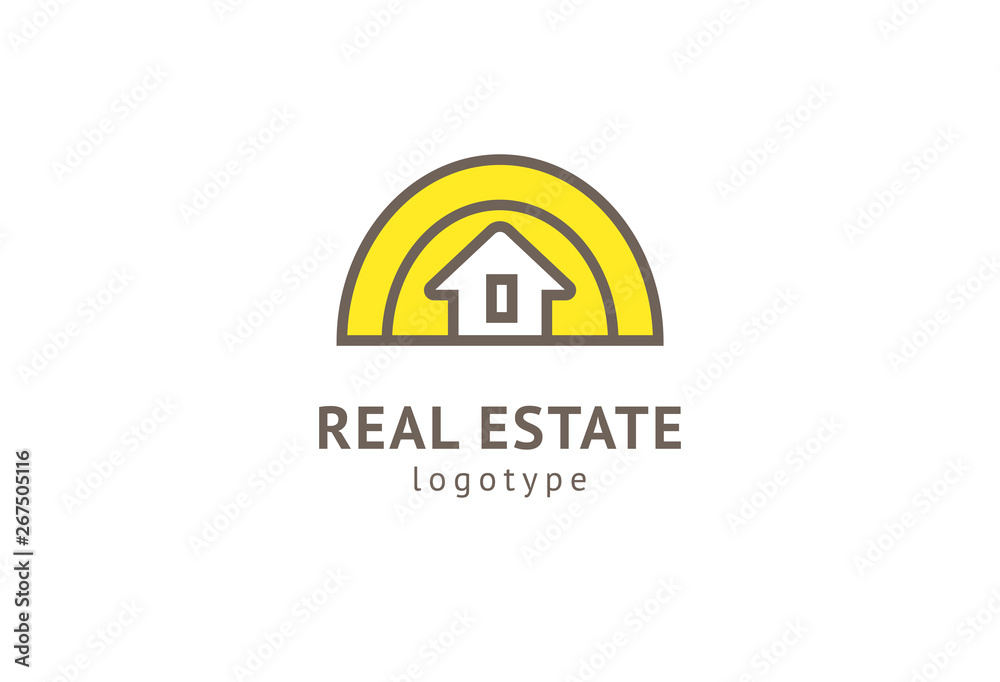 Abstract real estate agent logo icon vector design. Rent, sale of real estate vector logo, House cleaning, home security, real estate auction. Vector building logo concept. Abstract real estate agent logo icon vector design. Rent, sale of real estate vector logo, House cleaning, home security, real estate auction. Vector building logo concept.
