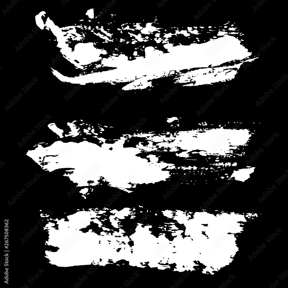 Fototapeta premium Ink vector brush strokes background. Vector illustration. Grunge texture.