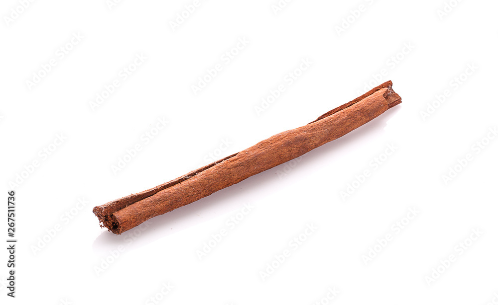 Top view of cinnamon sticks isolated on white Top view of cinnamon sticks isolated on white