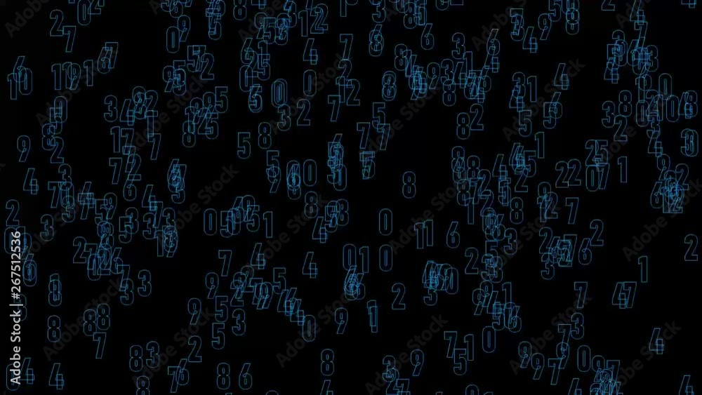 animated background of numbers animated background of numbers