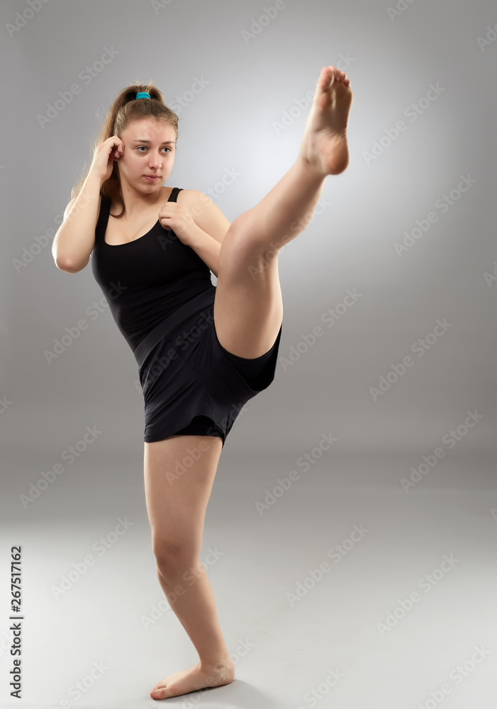 Kickboxing fighter girl Kickboxing fighter girl