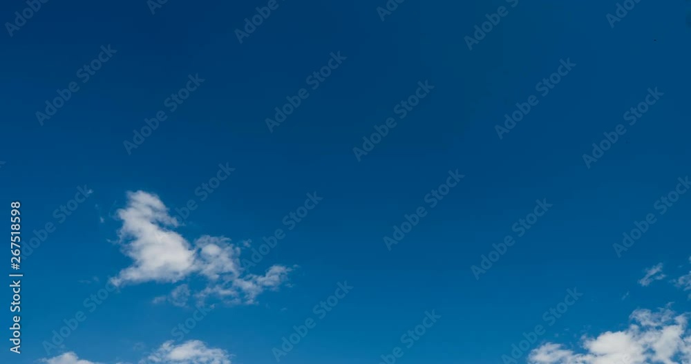 Flying cumulus clouds, beautiful clouds time lapse Flying cumulus clouds, beautiful clouds time lapse