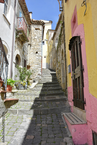 A italian village of Macchiagodena  in Molise region