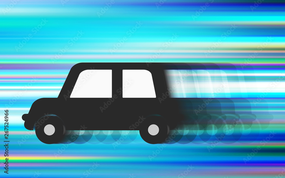 スピード感のある車 Stock イラスト Adobe Stock