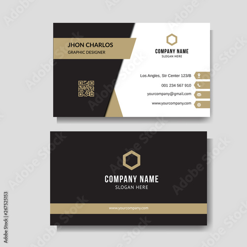 Luxury and elegant business card photo