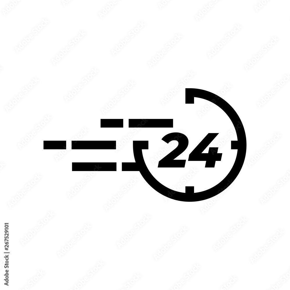 Time clock icon design template vector Time clock icon design template vector