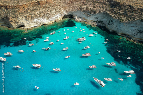 Canvastavla Lampedusa
