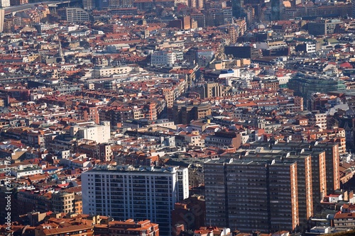 building architecture and cityscape in Bilbao city Spain  Bilbao travel destination