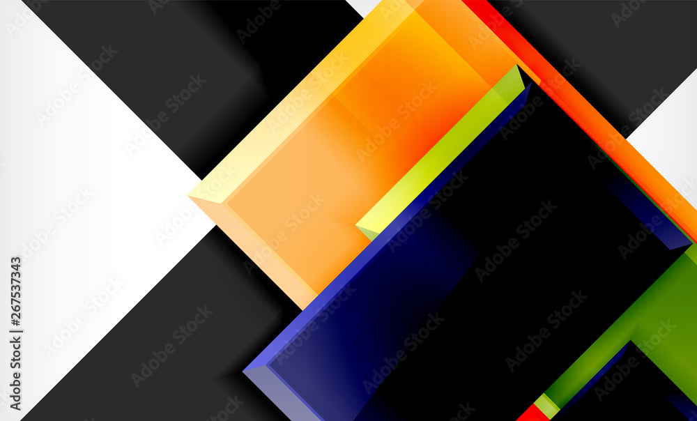 Color squares futuristic abstract background Color squares futuristic abstract background