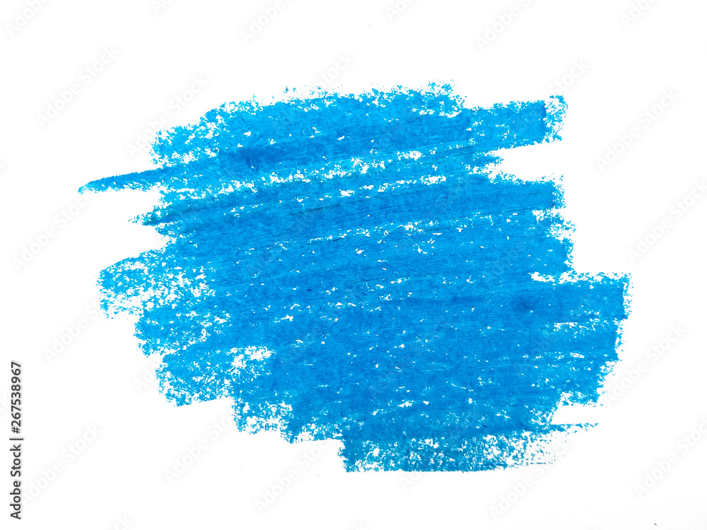 Abstract crayon on white background. Blue crayon scribble texture. Wax  pastel spot. Blue abstract crayon background. It is a hand drawn.  Illustration Stock | Adobe Stock