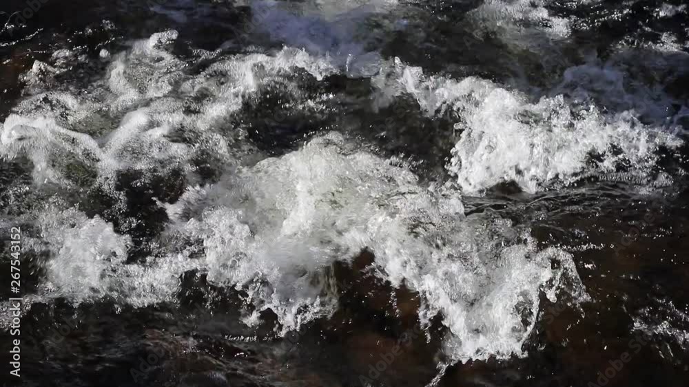 water flowing in the river, Finland