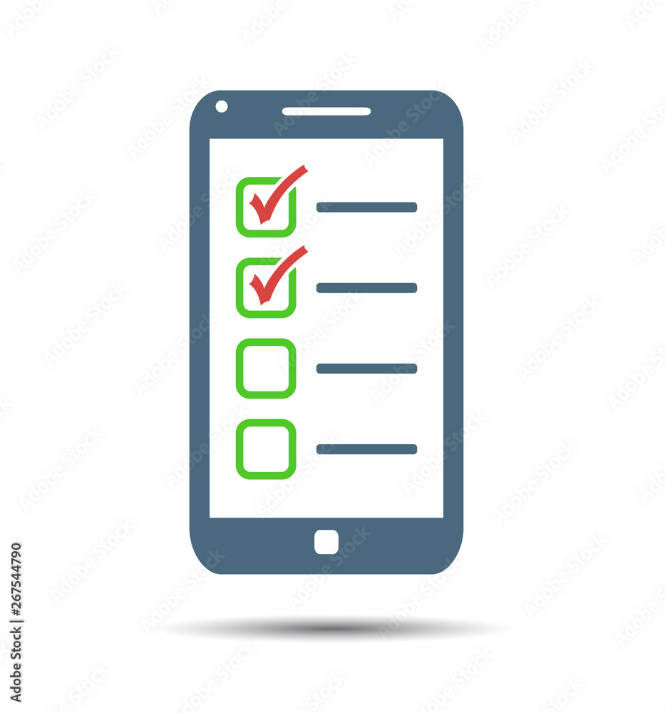 Phone and checkmark icon