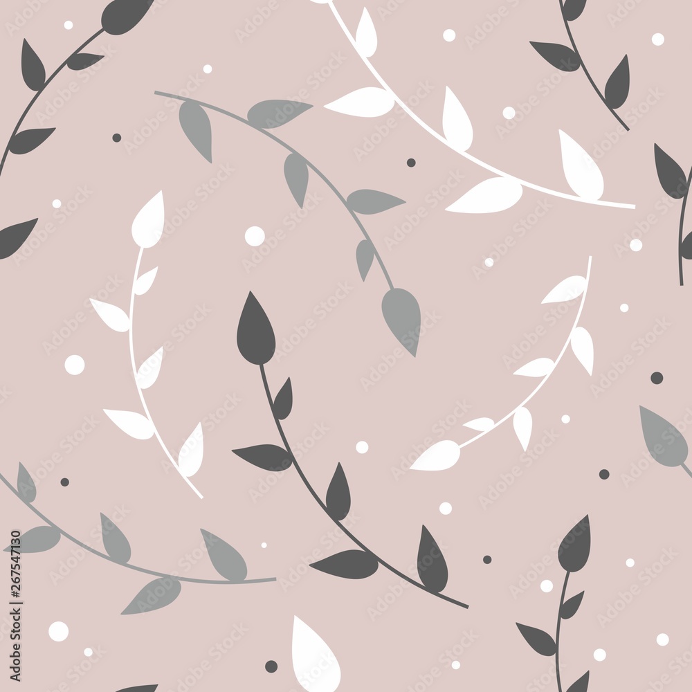 vector graphics. delicate floral pattern