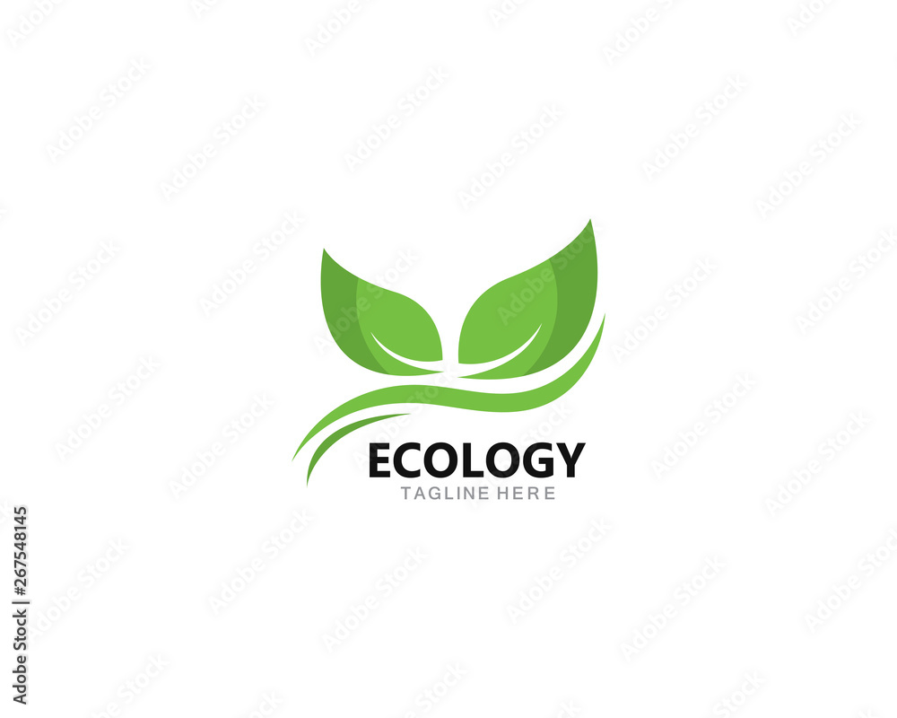 Eco Tree Leaf Logo template Eco Tree Leaf Logo template