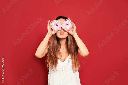 Portrait of Asian woman wit...