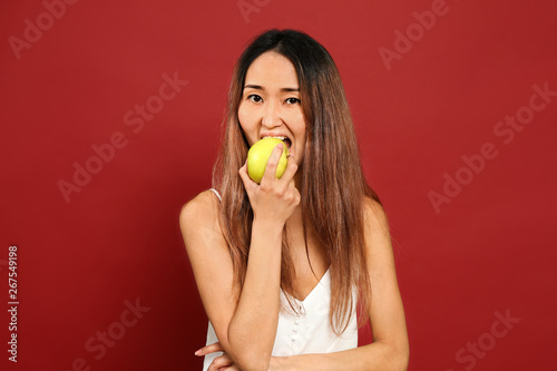 Portrait of Asian woman wit...