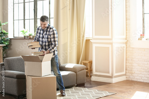 Handsome mature man after m...