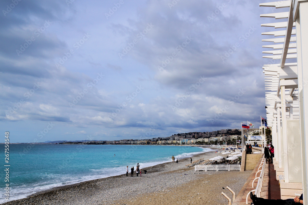 Fototapeta premium nizza promenade,