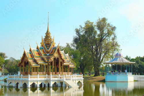 Ayutthaya Province, Thailand - January 29, 2017: Bang Pa-In Palace, Thai Royal Residence © THAIFINN