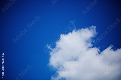 Clouds on blue sky