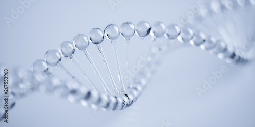 DNA water structure model with soft focus