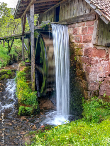 Wasserlauf an der alten mühle photo