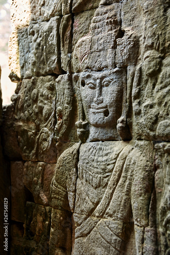 Bayon ruins in Cambodia. © photo_HYANG