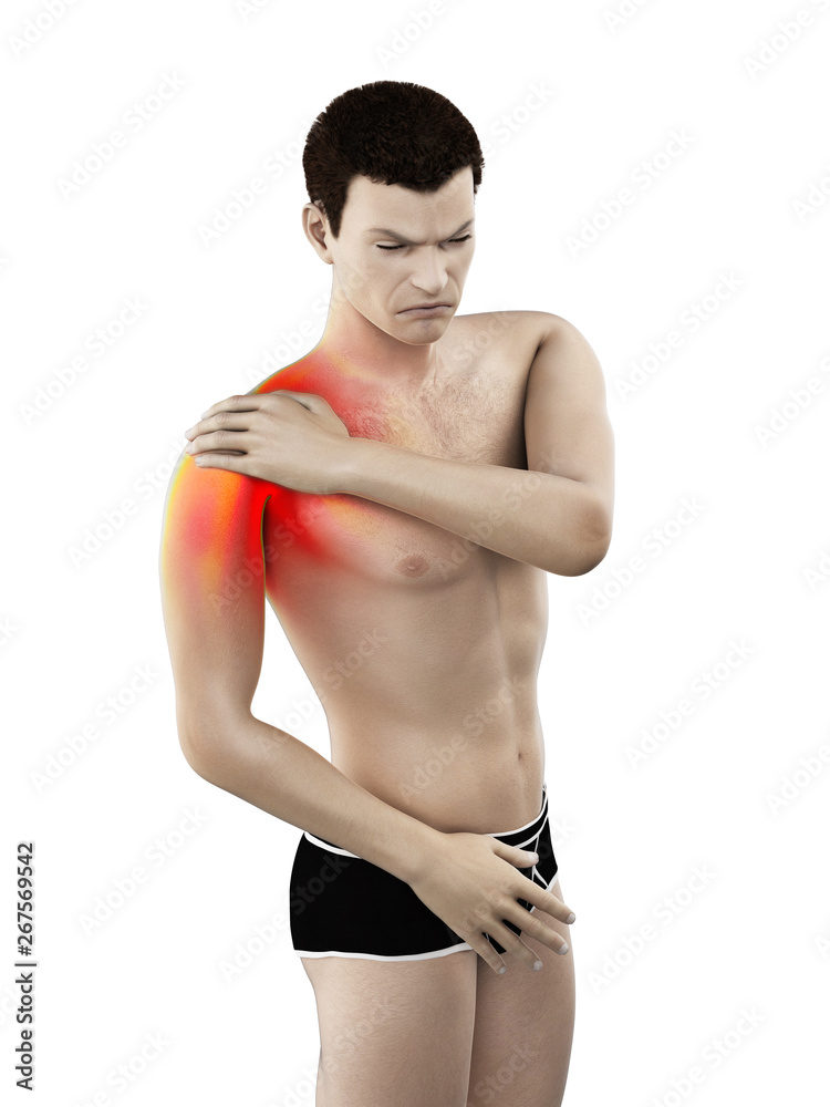 3d rendered medically accurate illustration of a painful elbow 3d rendered medically accurate illustration of a painful elbow