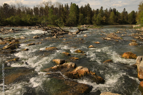 Wilde Isar, Stromschnellen bei Ismaning photo