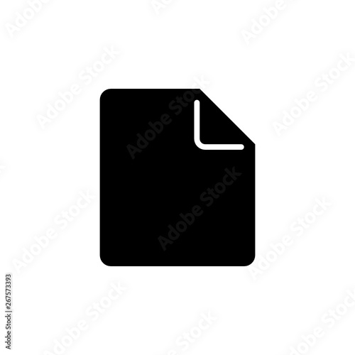 New file vector icon. This icon use for admin panels, website, interfaces, mobile apps