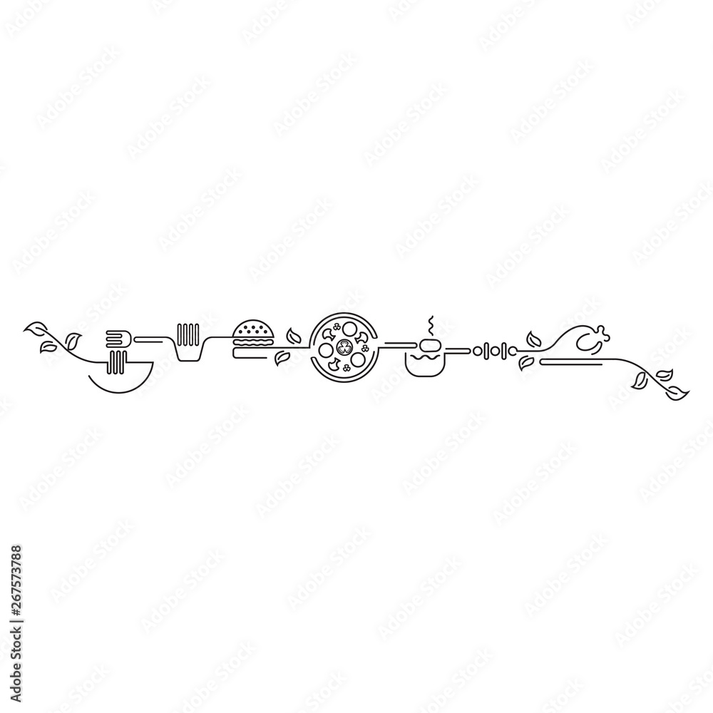Fast food icok vector illustration. Fast food icok vector illustration.