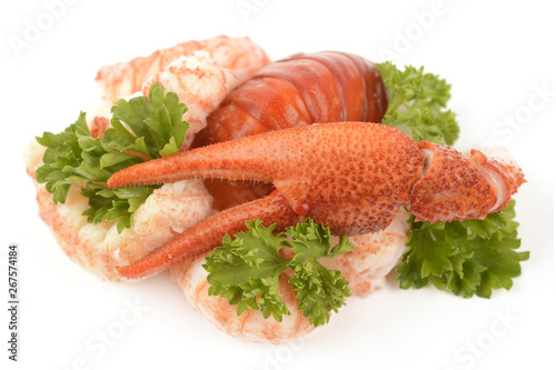 boiled crawfish