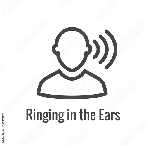Hearing Aid or loss w Sound Wave Images Set