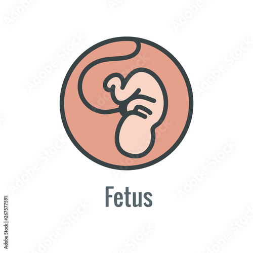 Pediatric Medicine with Baby / Pregnancy Related Icon
