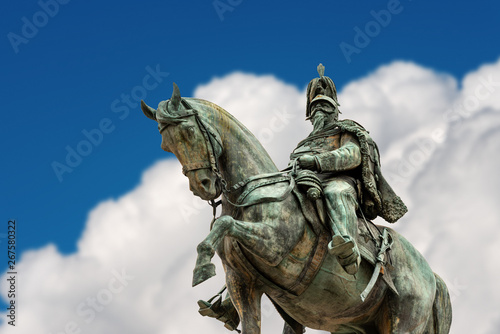 Monument of Vittorio Emanuele II on horseback - Vittoriano Rome