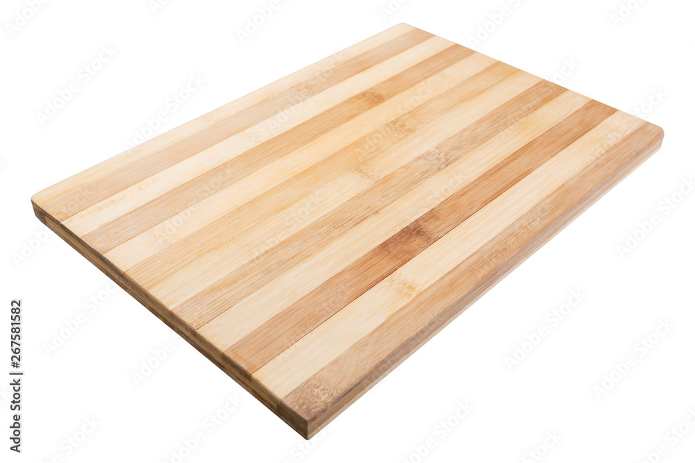 wide bamboo cutting board, combined, on a white background wide bamboo cutting board, combined, on a white background