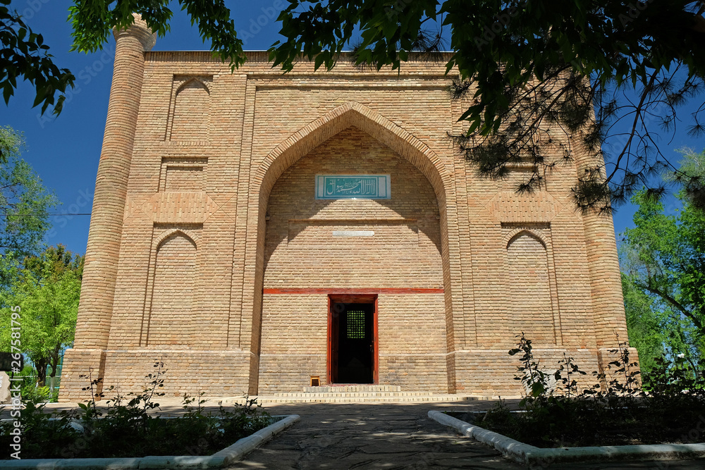 The ancient Karahan Mausoleum, Taraz city, Kazakhstan
