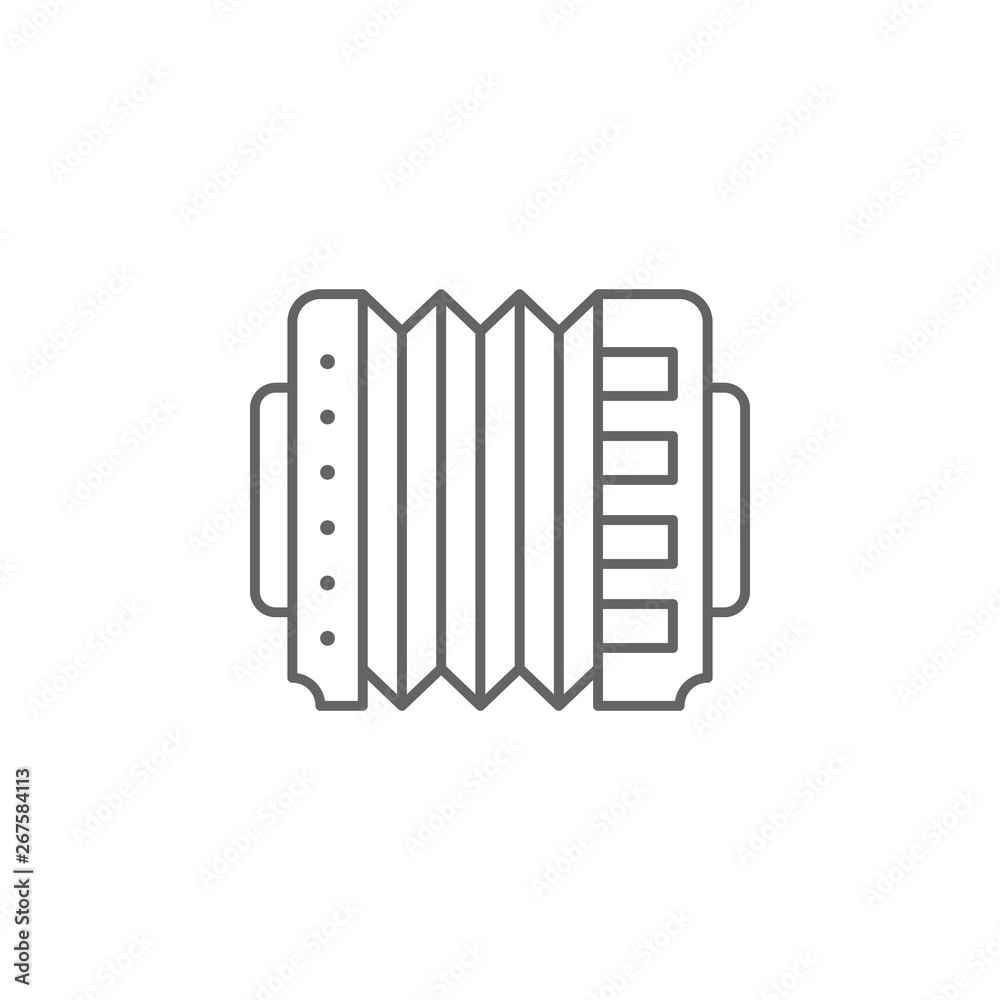 Accordion, Holland icon. Element of Holland icon. Thin line icon for website design and development, app development. Premium icon Accordion, Holland icon. Element of Holland icon. Thin line icon for website design and development, app development. Premium icon